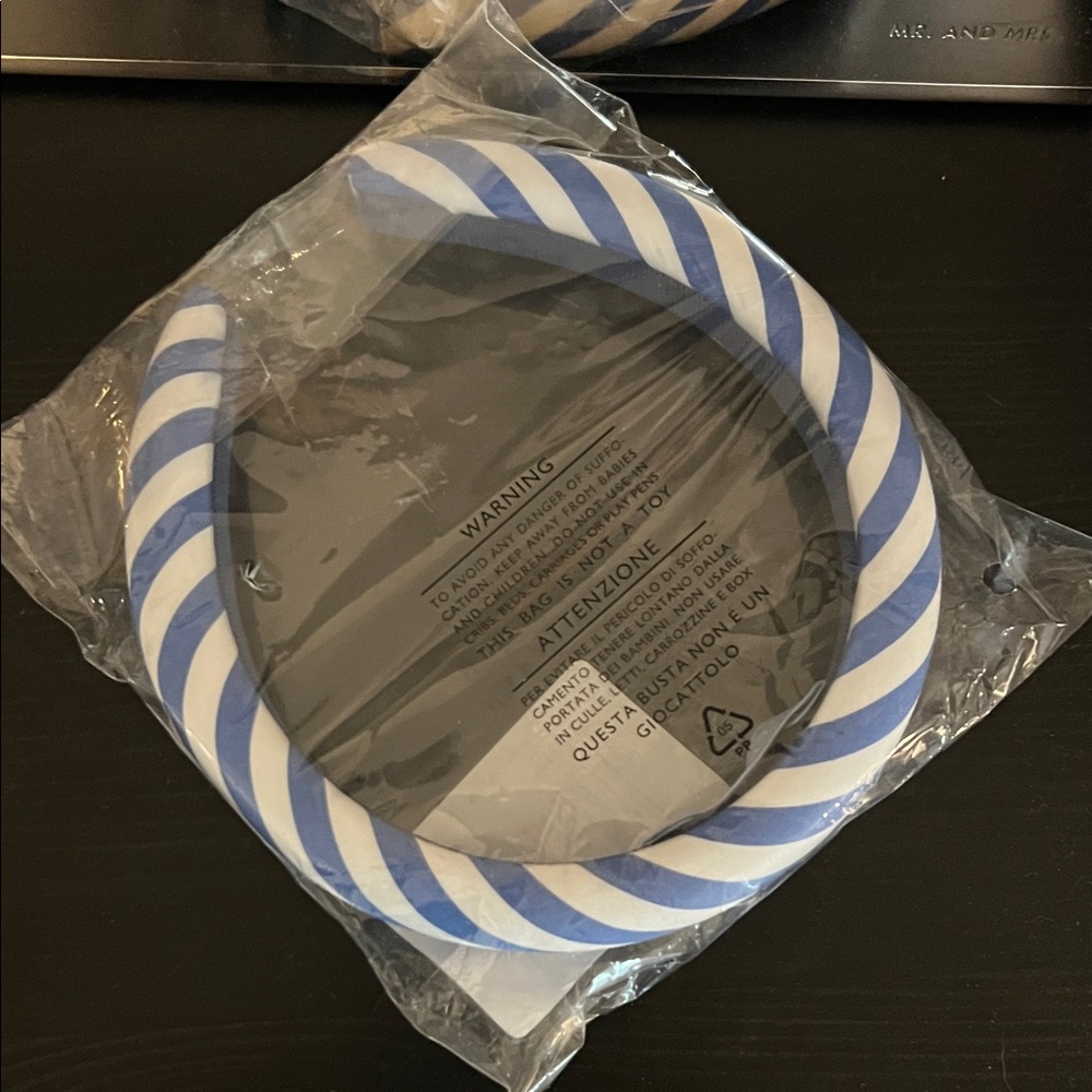 Hill House Blue and White Striped Headband